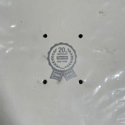Supreme 20th Anniversary Box Logo White (2014) Skateboard NEW x17970