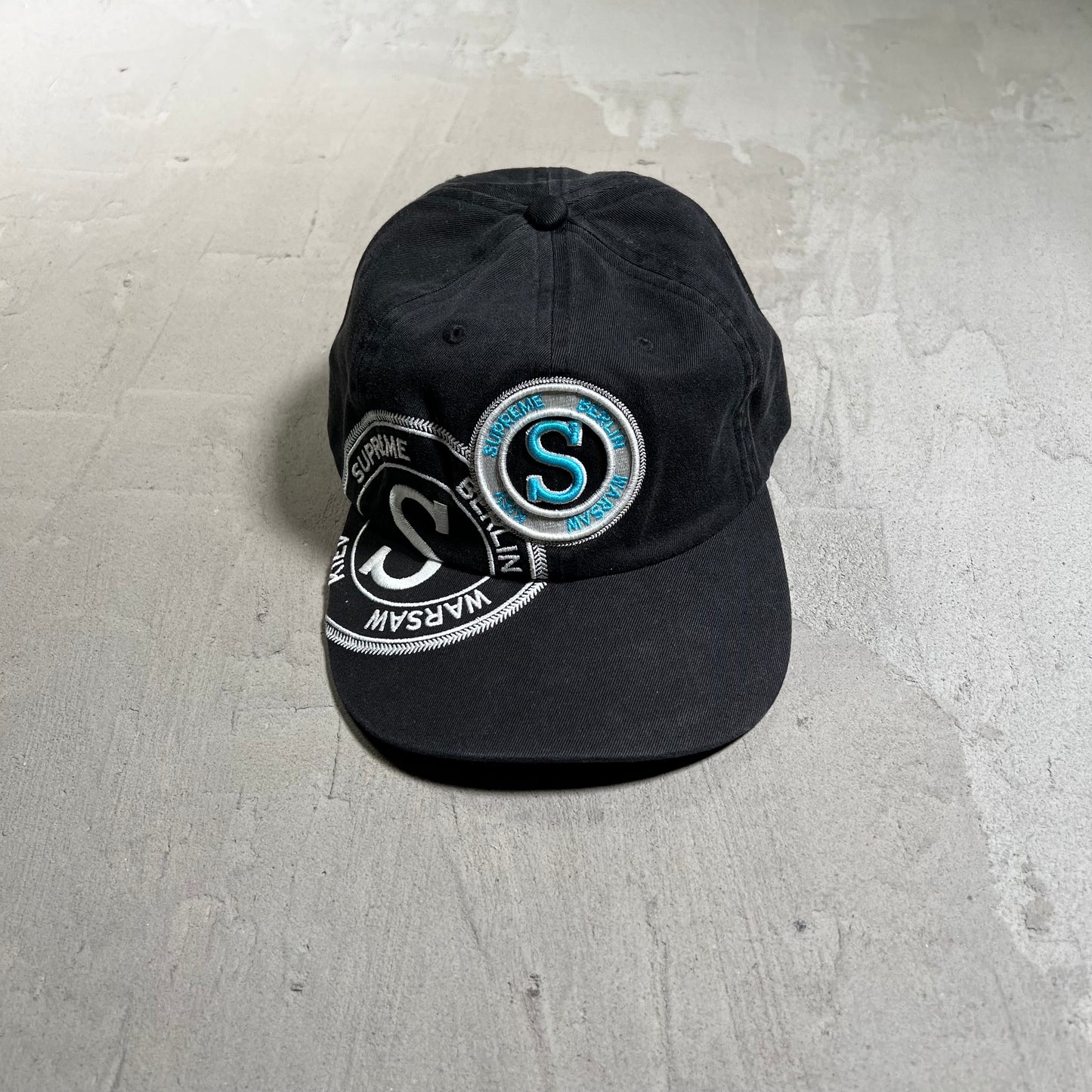 Supreme Stamp 6-Panel Cap Black (2020) NEW X17958