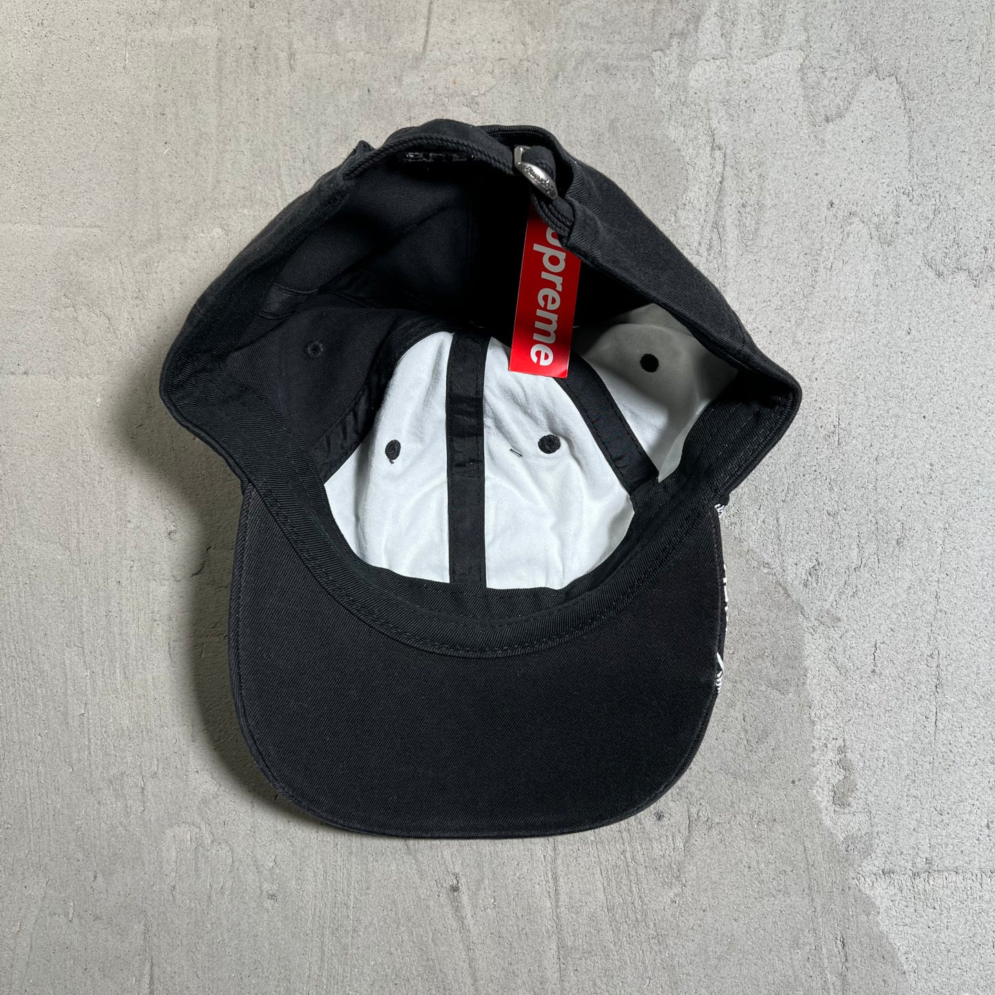 Supreme Stamp 6-Panel Cap Black (2020) NEW X17958