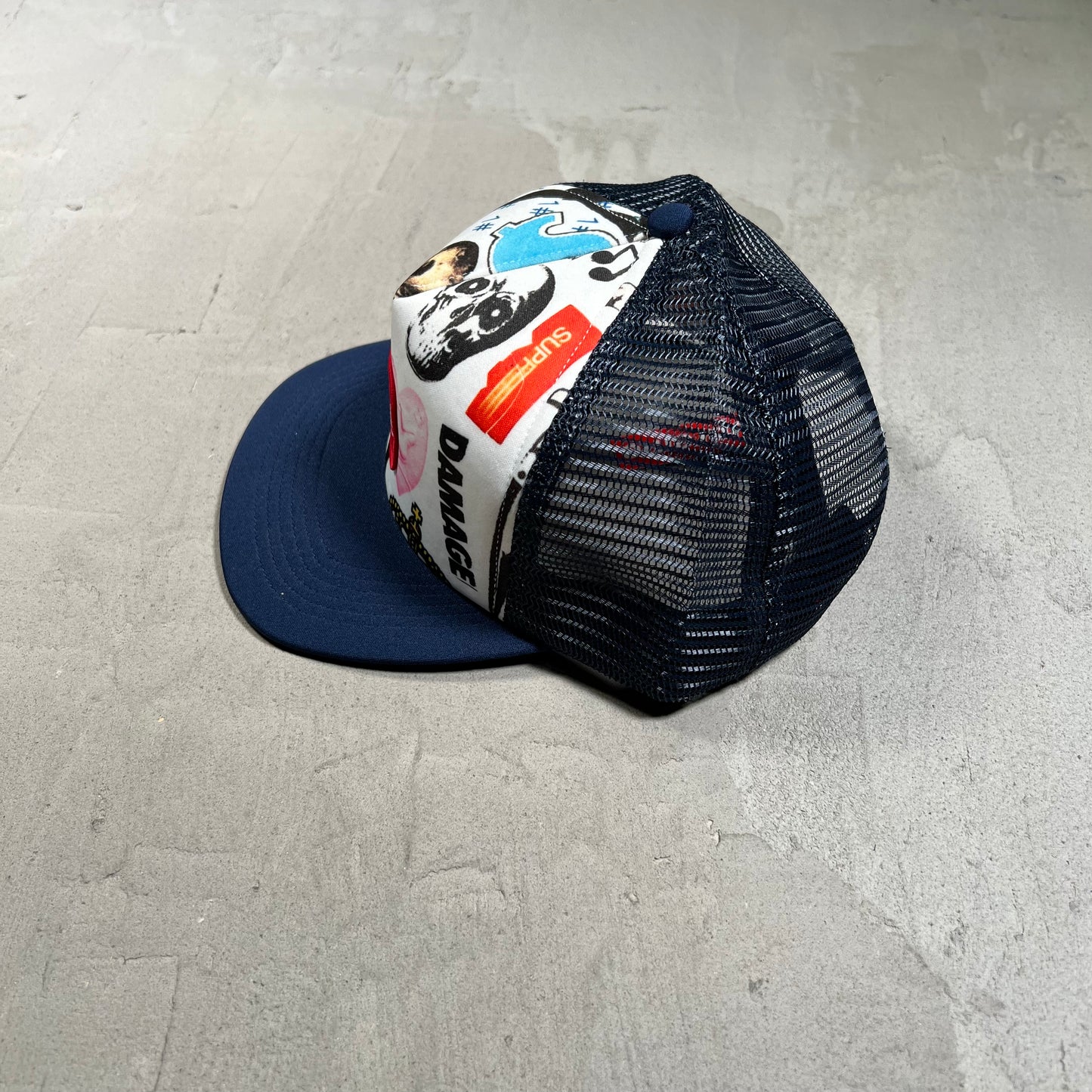 Supreme Blood Lust Mesh Back 5-Panel Cap Navy (2019) NEW X17961
