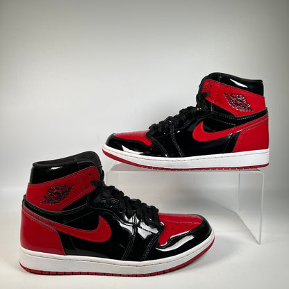 Jordan 1 Patent Bred (2021) Size 10 USED s22939