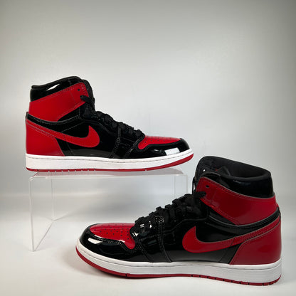 Jordan 1 Patent Bred (2021) Size 10 USED s22939