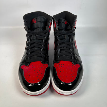 Jordan 1 Patent Bred (2021) Size 10 USED s22939