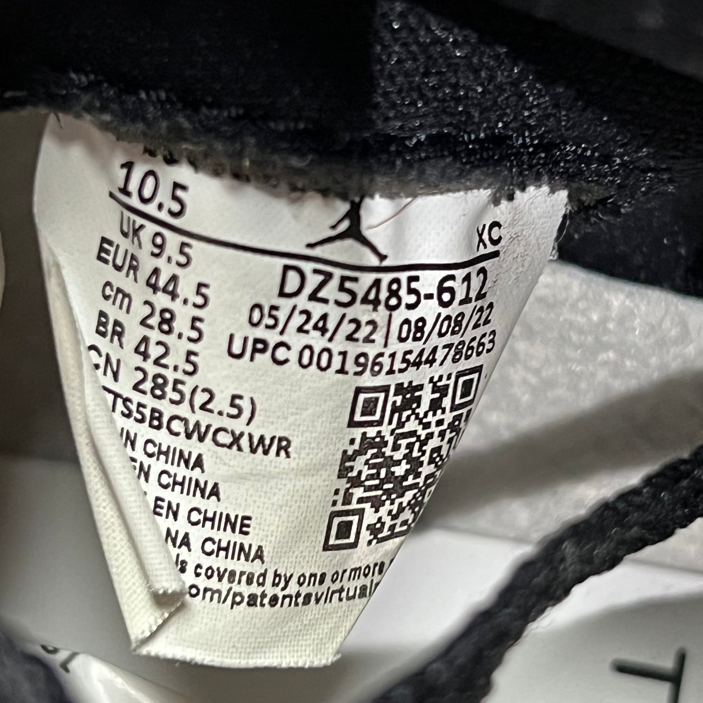 Jordan 1 Chicago Lost and Found (2022) Size 10.5 USED s22941
