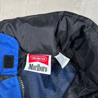 1990s Marlboro Adventure Gear Blue Jacket Size Small USED v19828