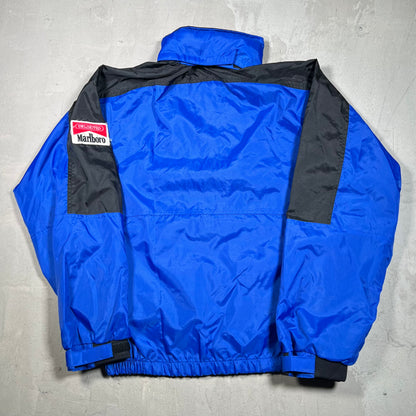 1990s Marlboro Adventure Gear Blue Jacket Size Small USED v19828