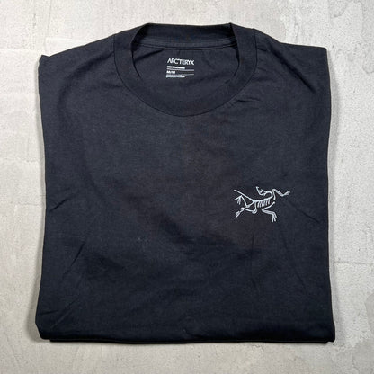 Arcteryx Black Basic Logo Tee Size Medium USED x17954