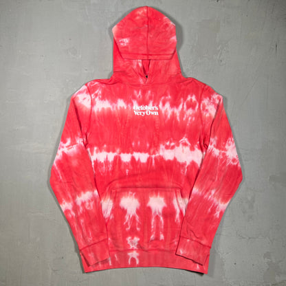 OVO Red Tie Dye Hoodie Size Medium USED x17955