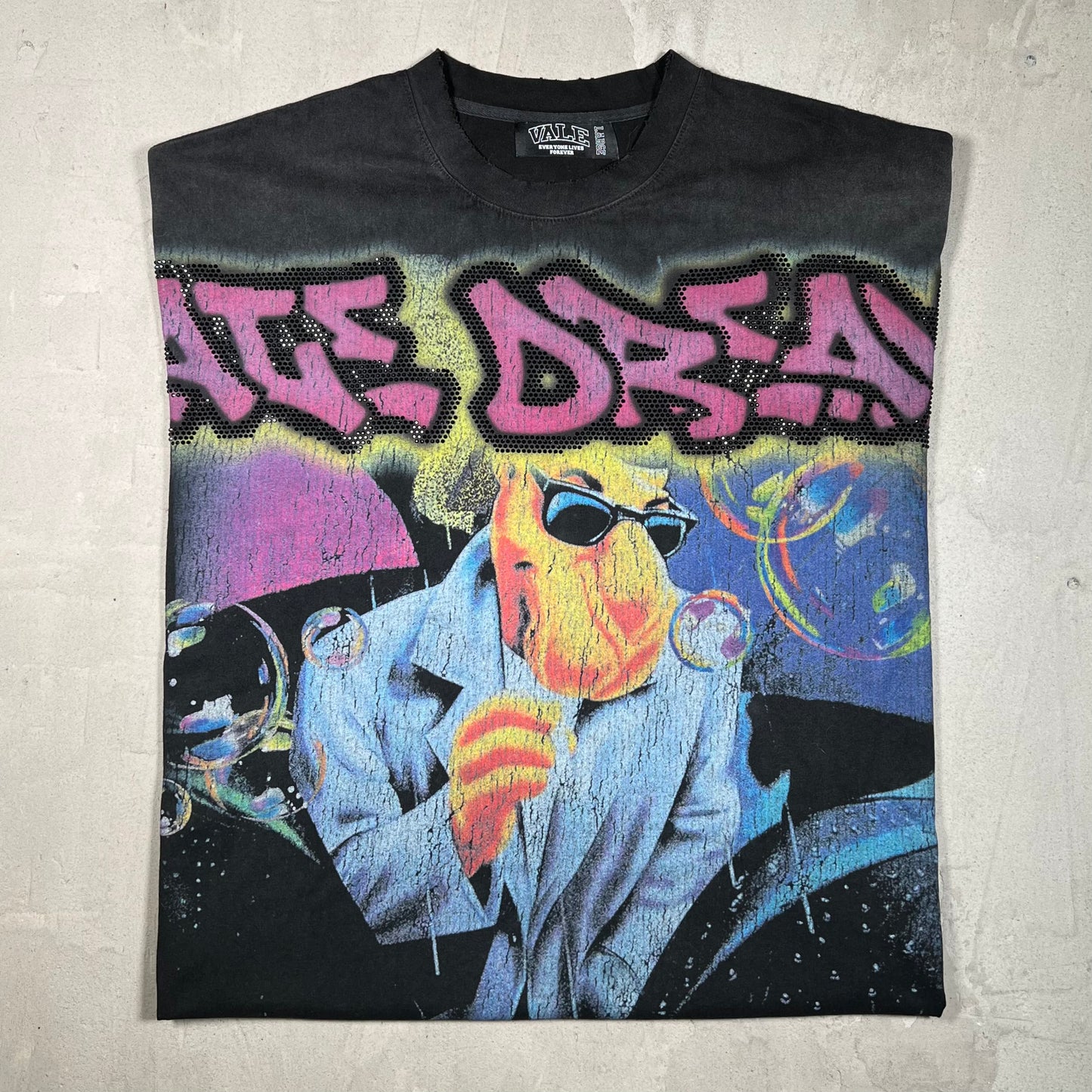 Vale Forever Joe Camel Black Tee Size Large USED x18010