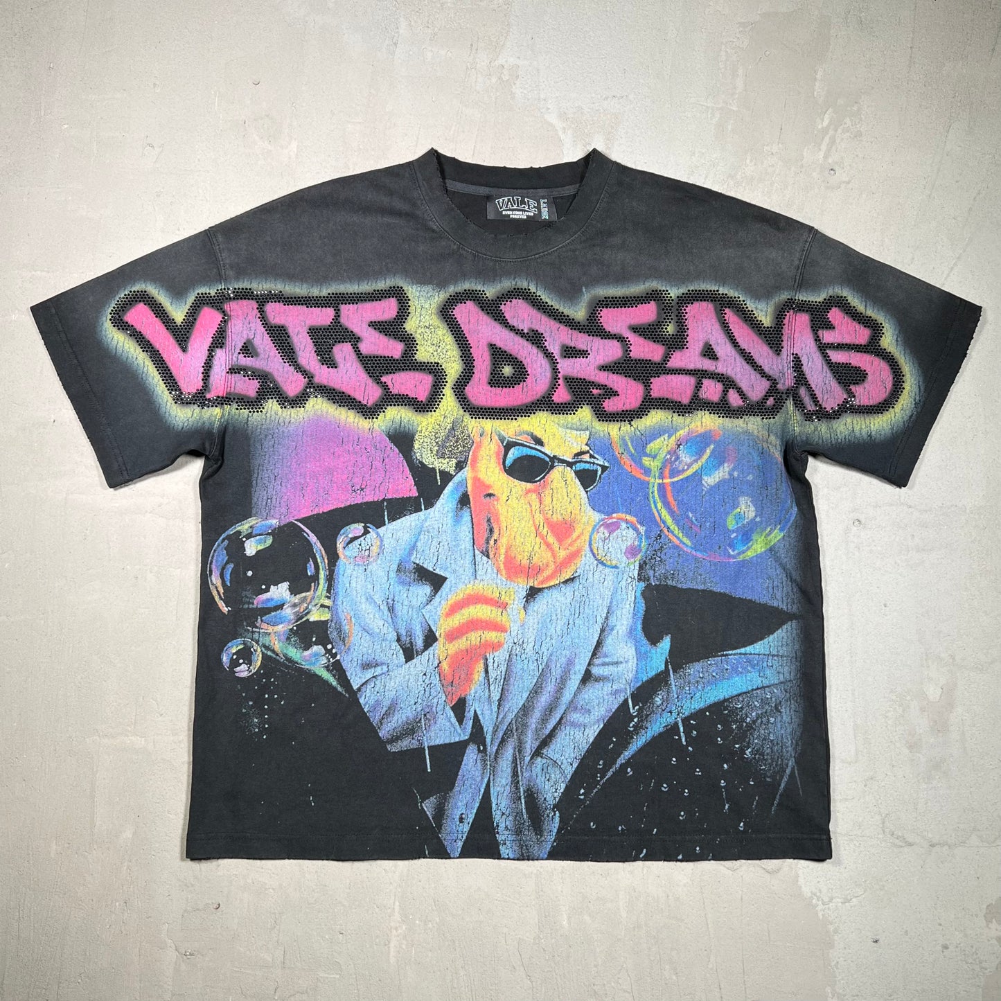 Vale Forever Joe Camel Black Tee Size Large USED x18010