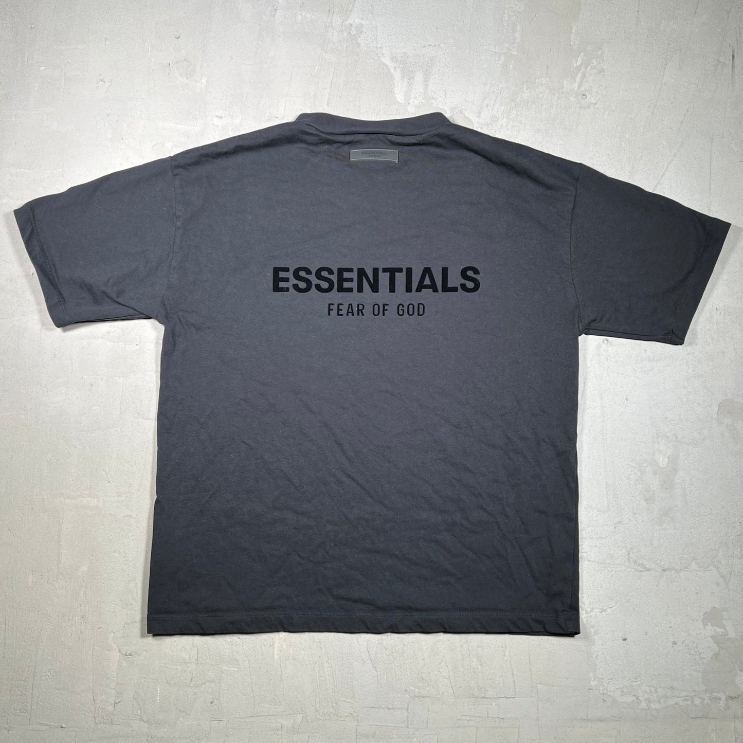 Essentials Fear Of God Black Tee Size Large USED x18012