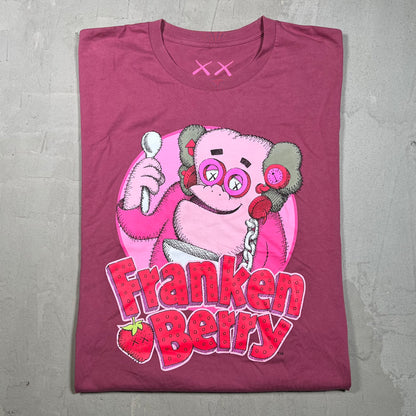 Kaws General Mills Pink Franken Berry Tee Size XXL USED x18014