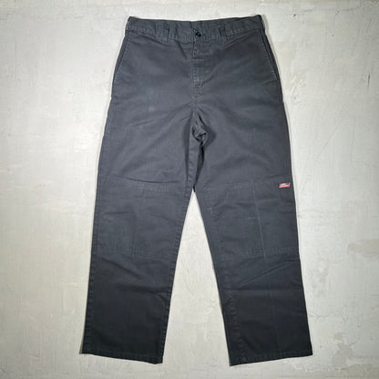 Dickies Black Workwear Pants Size 32 USED v19844