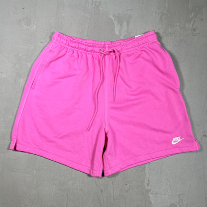 Nike Basic Logo Sweat Short Pink Size Small NEW v19840
