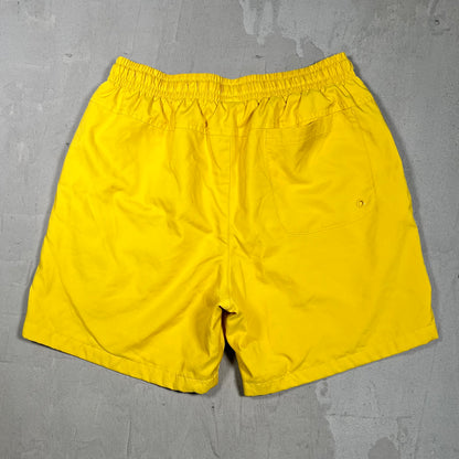 Nike Basic Logo Short Yellow Size Small USED v19838