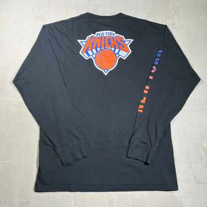 Nike "NYC" Knicks Black Longsleeve Size Large USED v19833