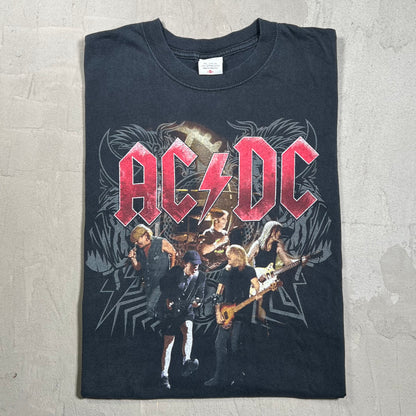 2008 ACDC "Black Ice" Black Tour Tee Size Small USED v19832