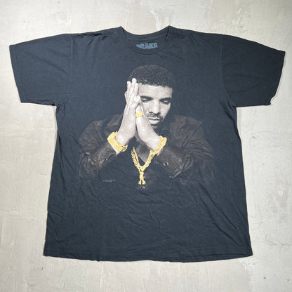 Drake Take Care Cover Photo Black Tee Size XL USED x17997