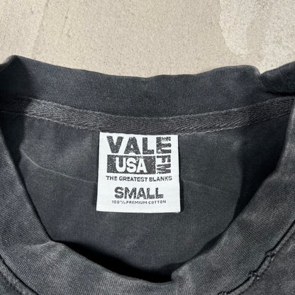 Vale Game Time Washed Black Sleevless Tank Top Size Small USED x18005