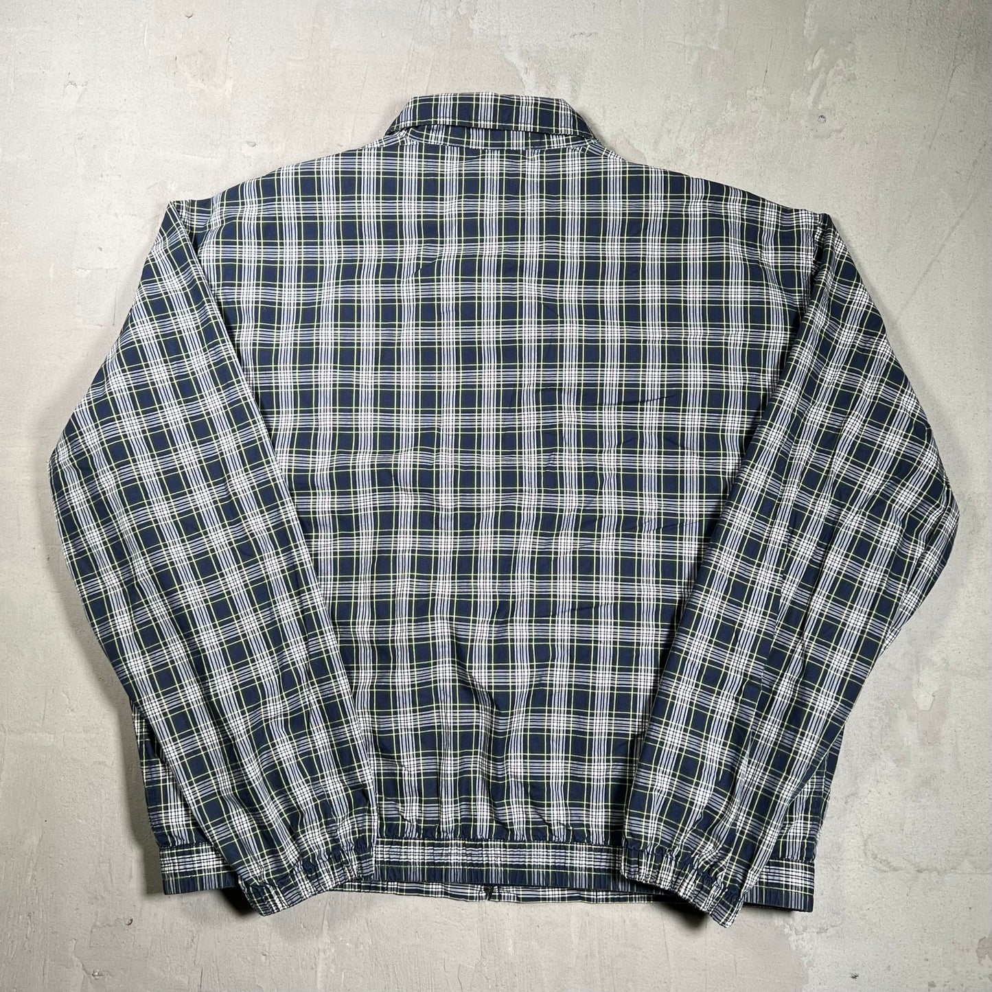 Y2K Polo Golf Plaid Jacket w/ Fleece Vest Liner Size XL USED v19829
