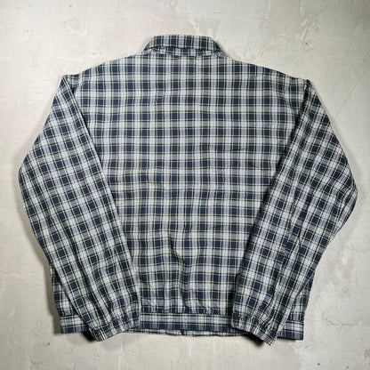 Y2K Polo Golf Plaid Jacket w/ Fleece Vest Liner Size XL USED v19829