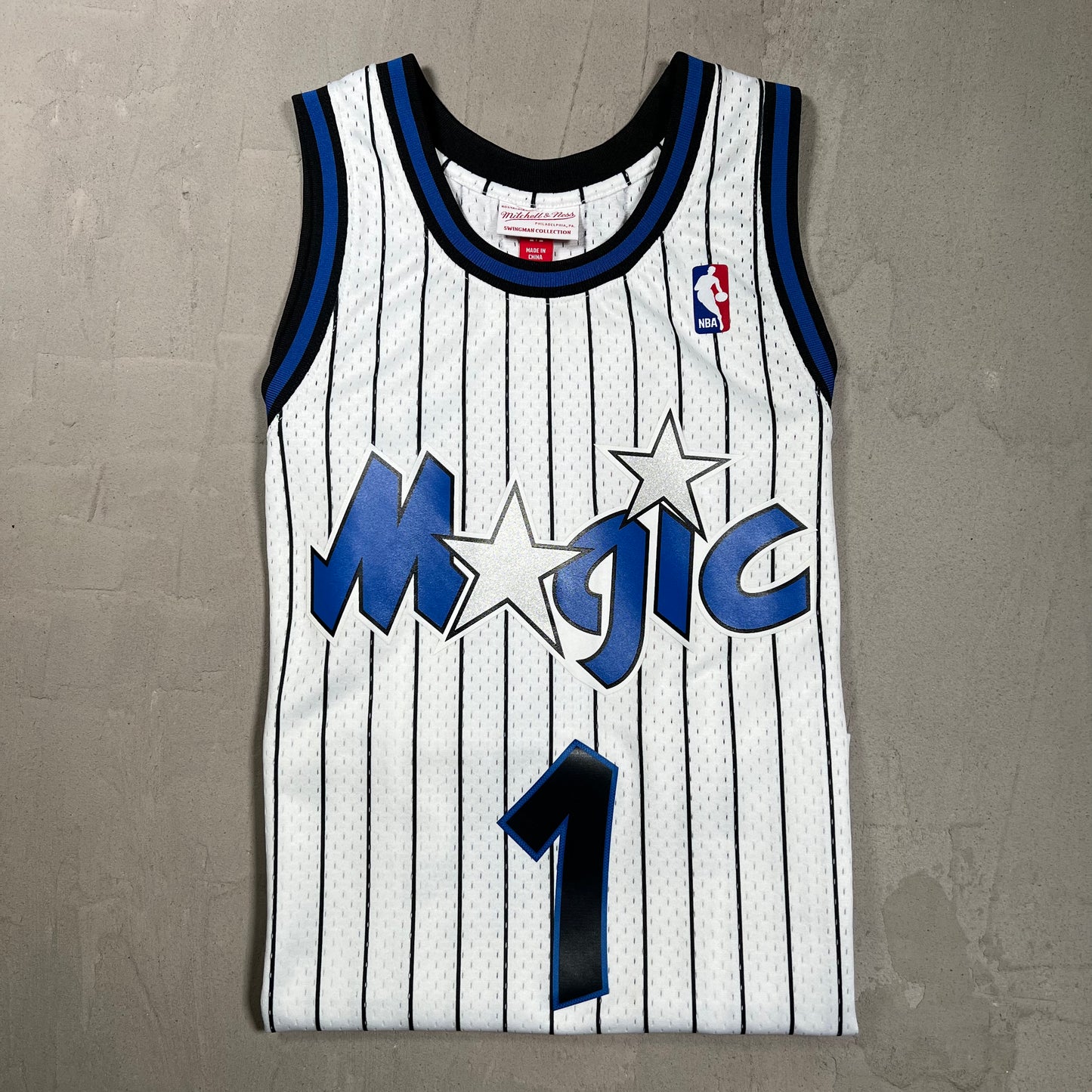 Mitchell & Ness Penny Hardaway White Jersey Size Medium USED v19843