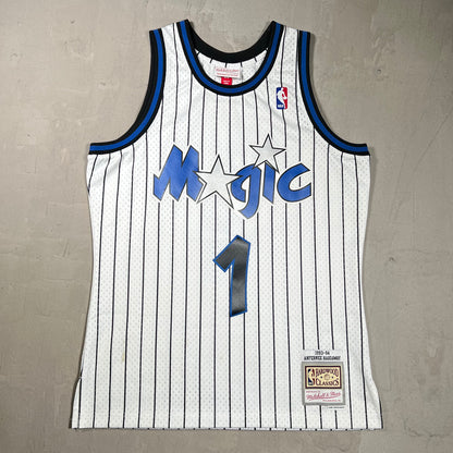 Mitchell & Ness Penny Hardaway White Jersey Size Medium USED v19843