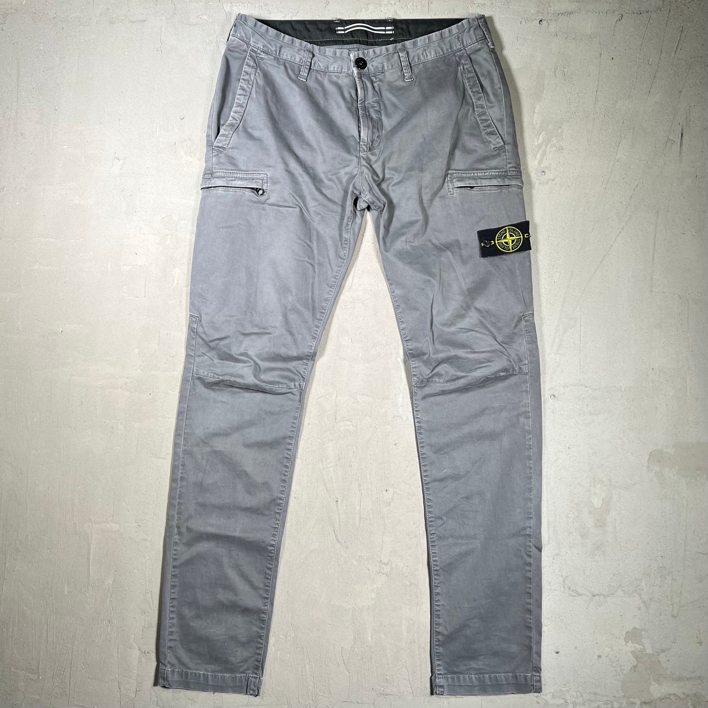 Stone Island Grey Cargo Pants Size 32 USED x18008