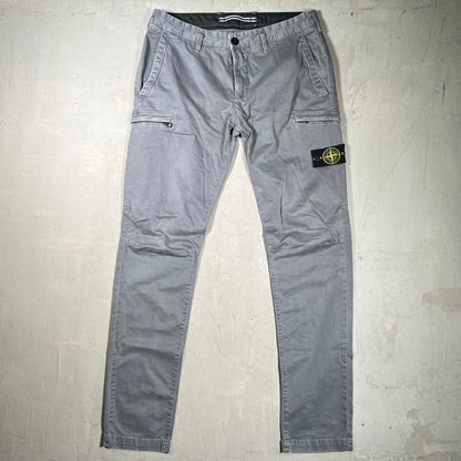 Stone Island Grey Cargo Pants Size 32 USED x18008