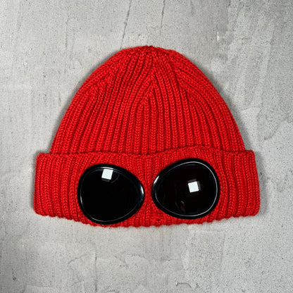 C.P. Company Eye Cover Red Beanie USED x18002
