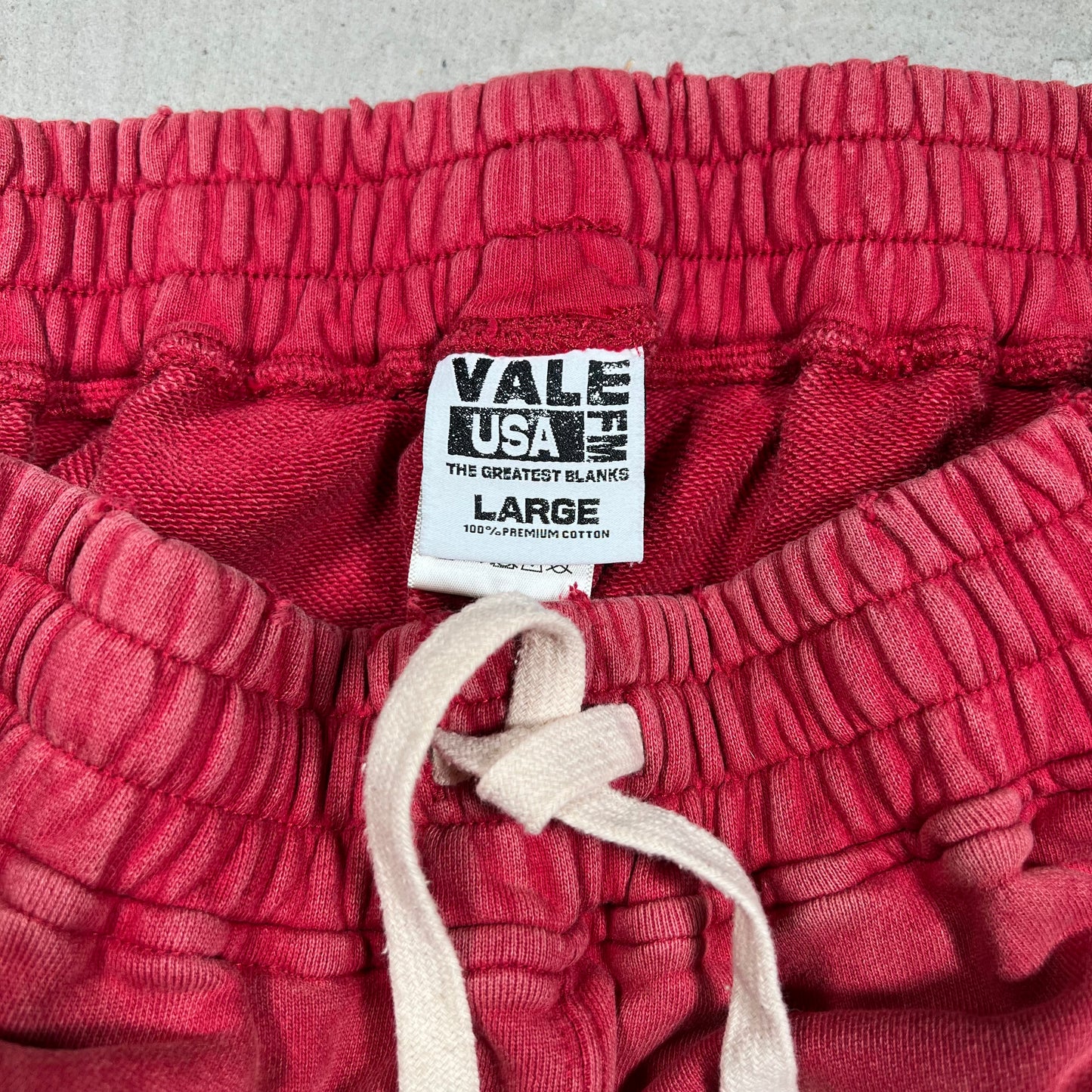 Vale Red Flames Red Sweatpants Size Large USED x17883
