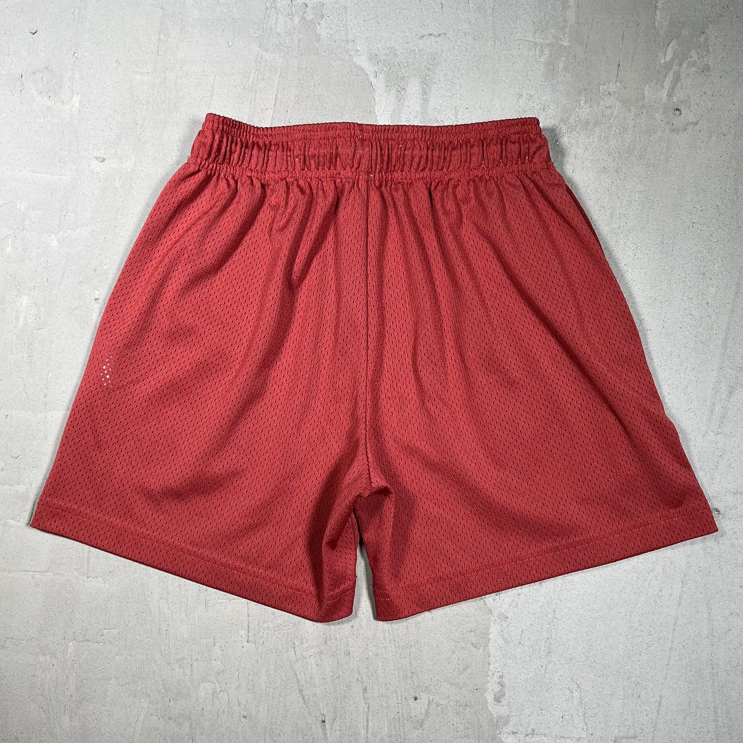 Eric Emanuel White Logo Burgandy Shorts Size Small USED x18007