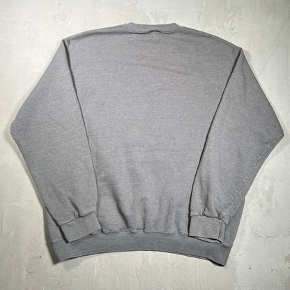 Y2K Nike Silver Tag Grey Brown Crewmeck Size XL USED v19797