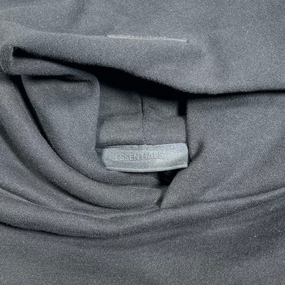 Essentials Fear of God FOG Black Hoodie White Lettering Size XL USED x17935