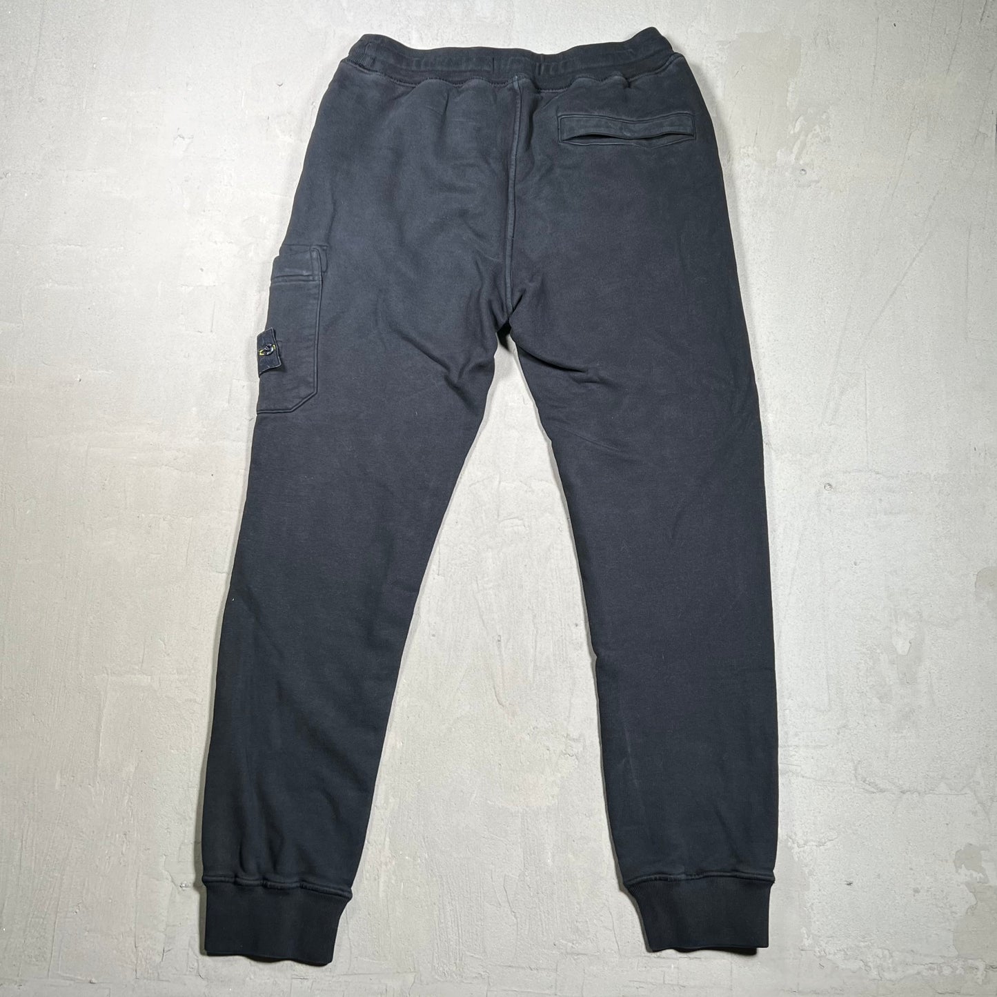 Stone Island Black Cargo Sweatpants Size Small USED x18001