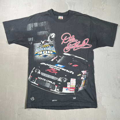 1997 Dale Earnhardt Brickyard 400 Nascar Racing Black Tee Size Medium USED v19758