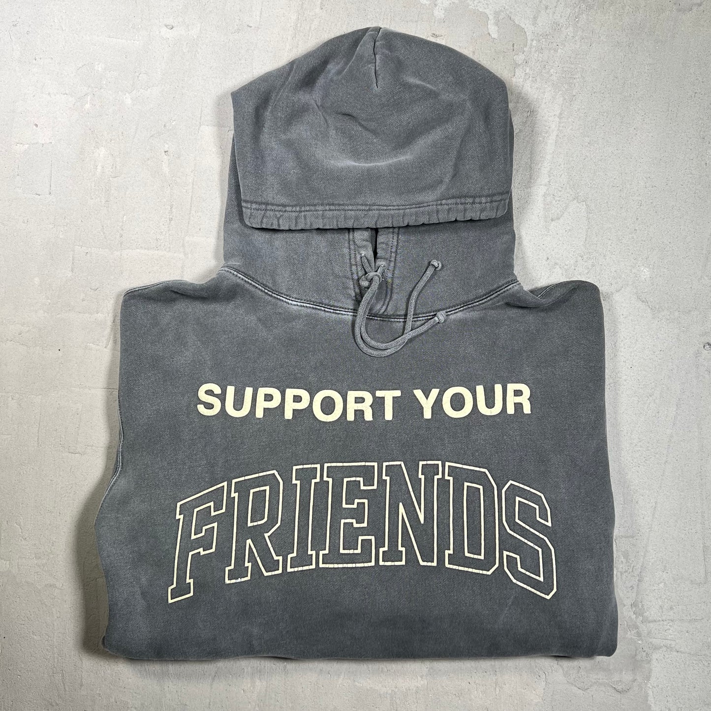 Kids of Immigrants "Support Your Friends" Grey Hoodie Size XL USED x17875