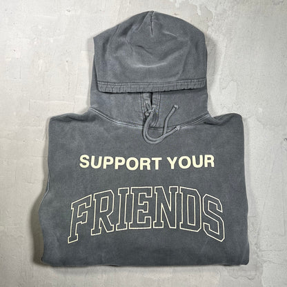 Kids of Immigrants "Support Your Friends" Grey Hoodie Size XL USED x17875