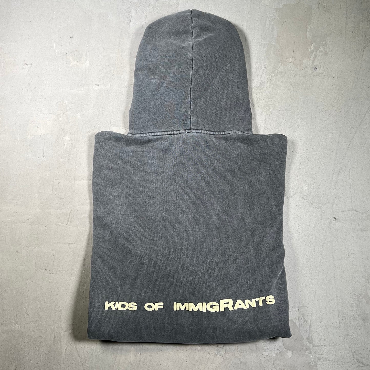 Kids of Immigrants "Support Your Friends" Grey Hoodie Size XL USED x17875