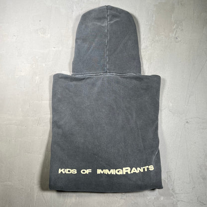 Kids of Immigrants "Support Your Friends" Grey Hoodie Size XL USED x17875