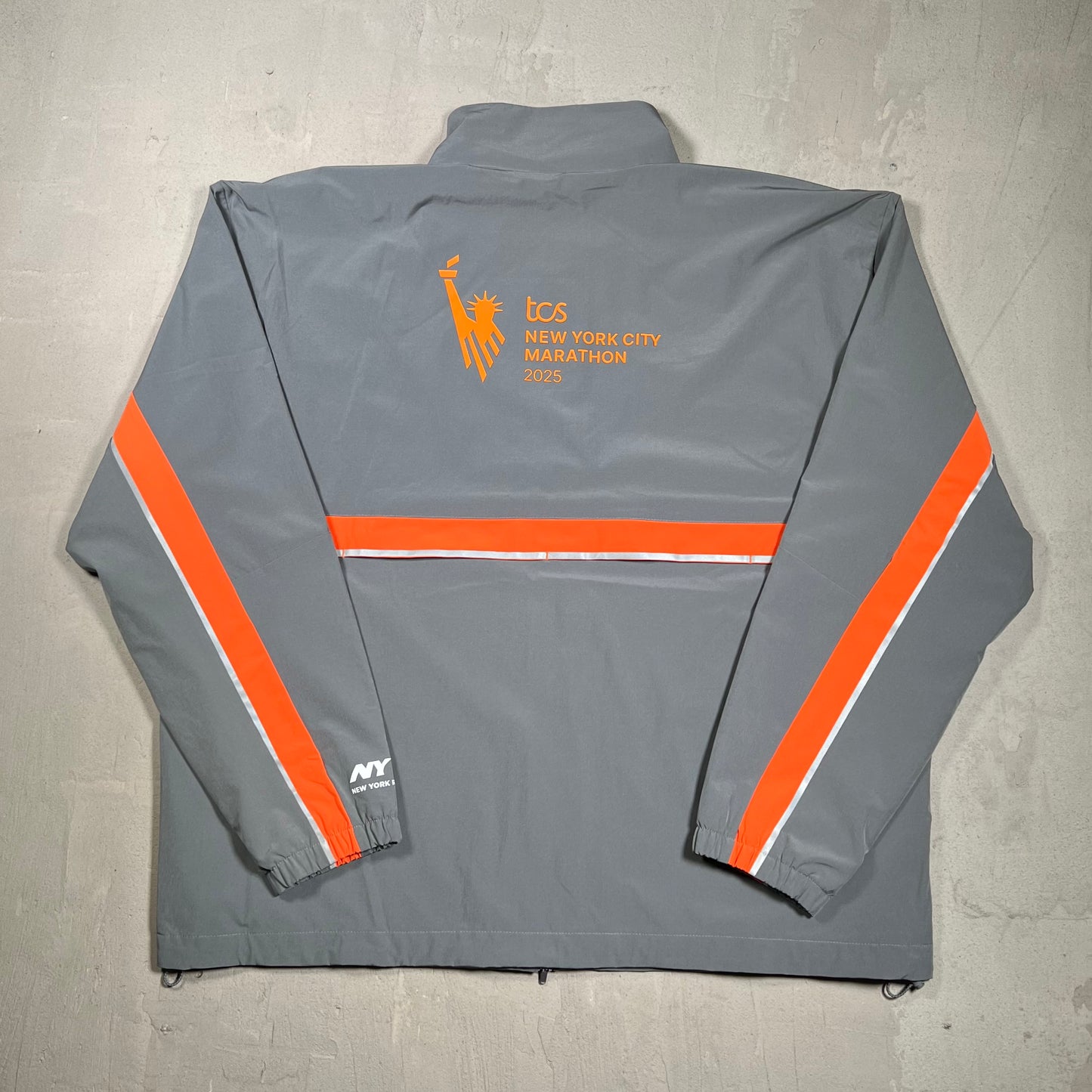 New Balance 2025 NYC Marathon Jacket Grey Size XL NEW v19849
