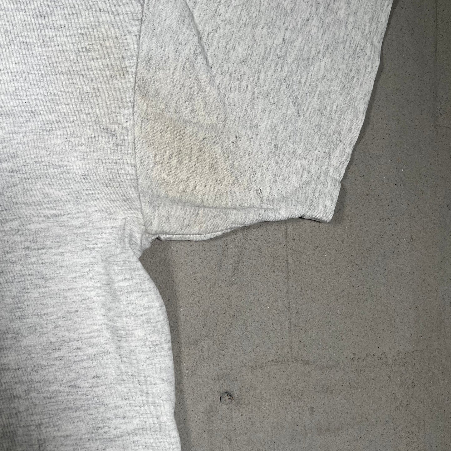1990s Kansas Jayhawks Grey Russell Tee Size XL USED v19853