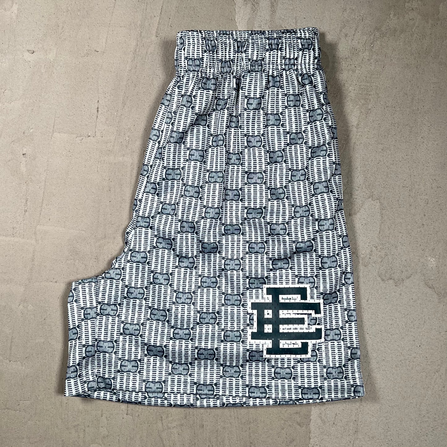 Eric Emanuel "Gucci" Print Shorts Size Small USED x18025