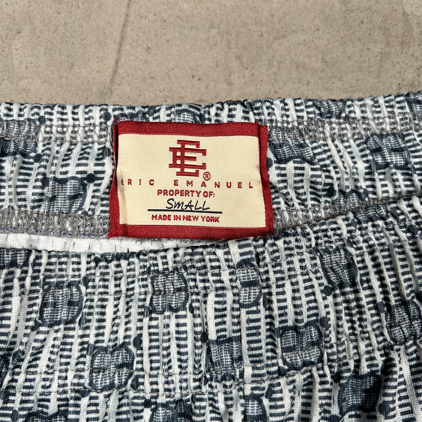 Eric Emanuel "Gucci" Print Shorts Size Small USED x18025