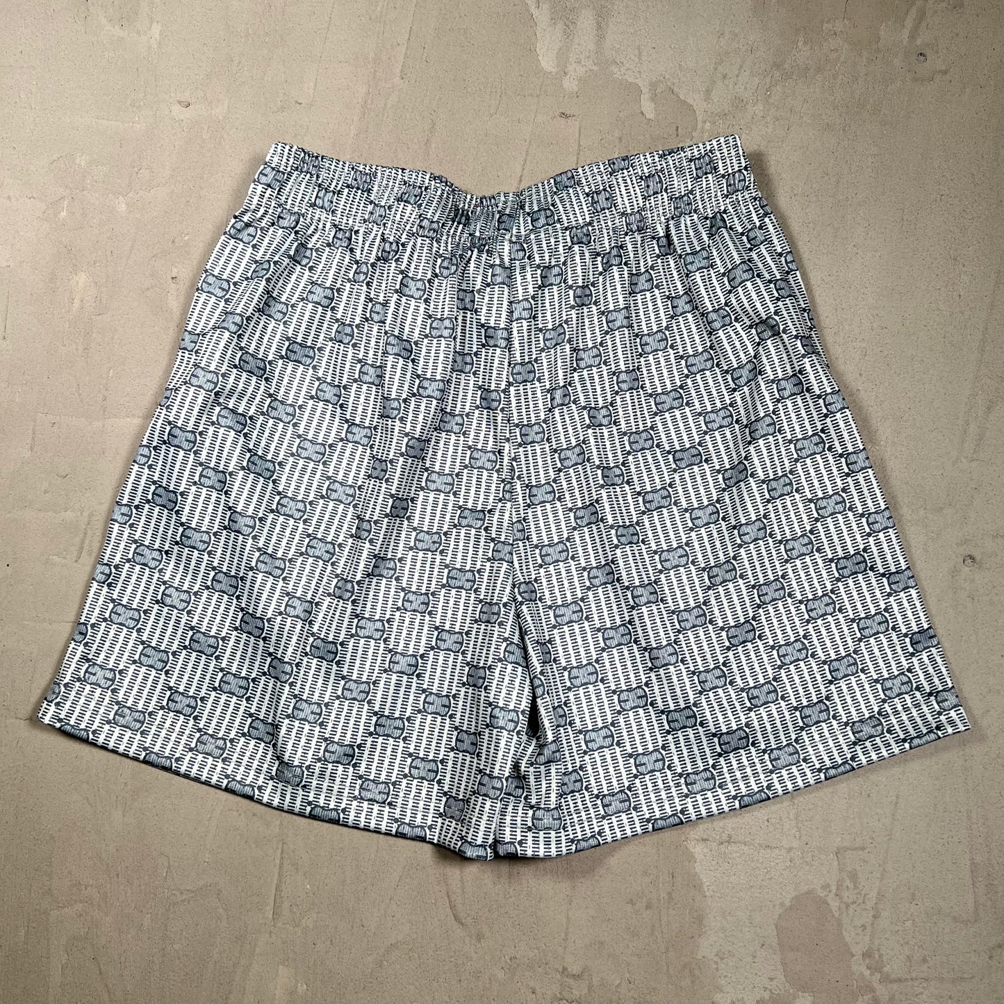 Eric Emanuel "Gucci" Print Shorts Size Small USED x18025