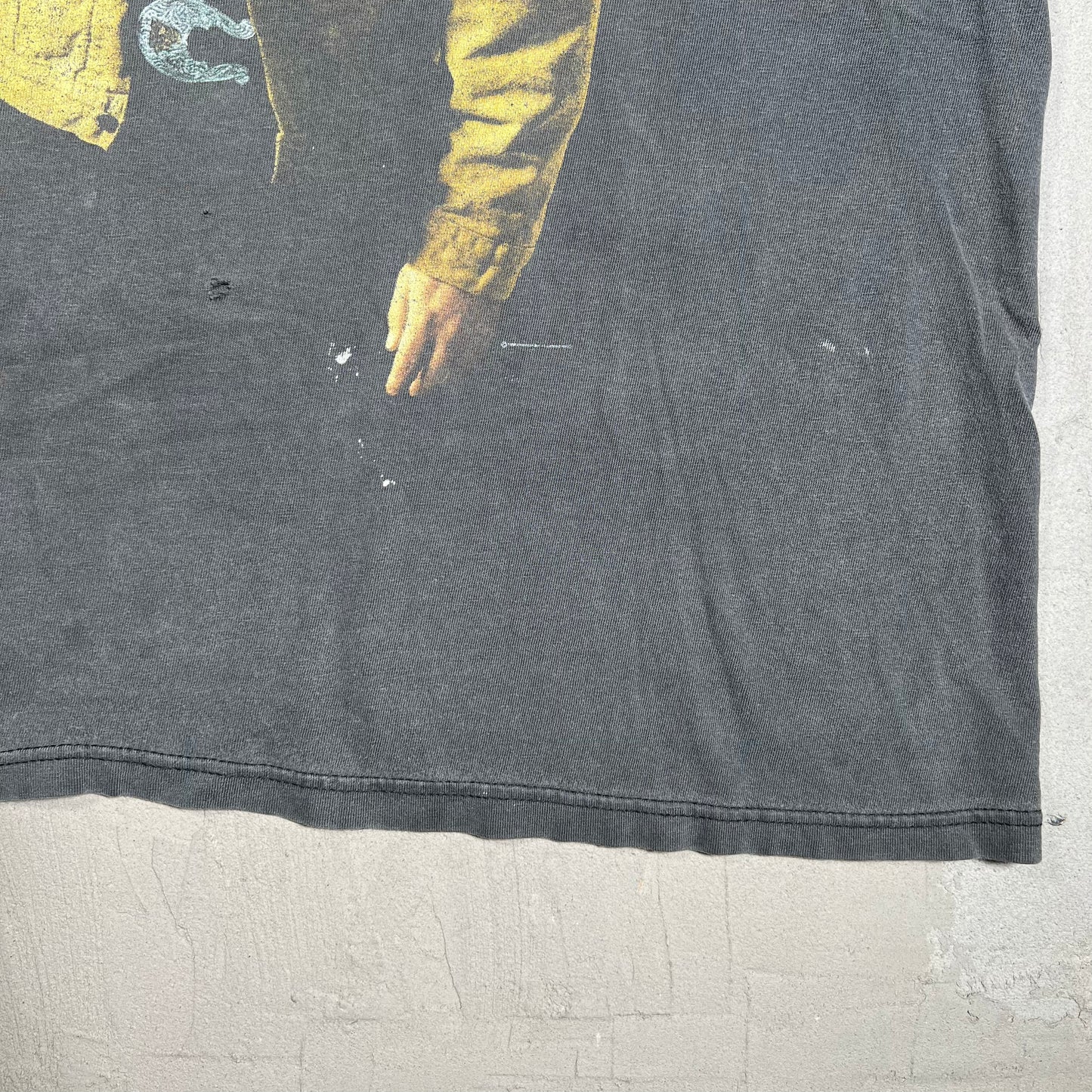 1998 Garth Brooks "Garth" Washed Black Portrait Tee Size XL USED v19847