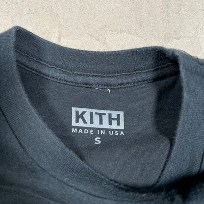 Kith Black Logo Tee Size Small USED x18026