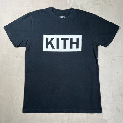Kith Black Logo Tee Size Small USED x18026