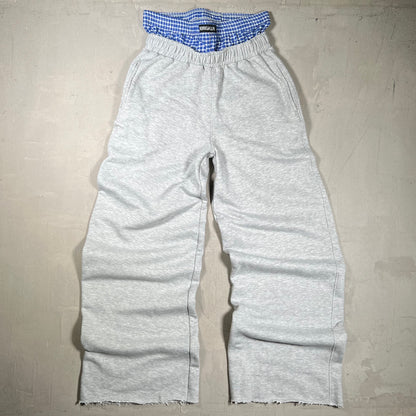 Beiri Gallery Sagging Blue Underwear Grey Sweatpants Size Medium USED x18030
