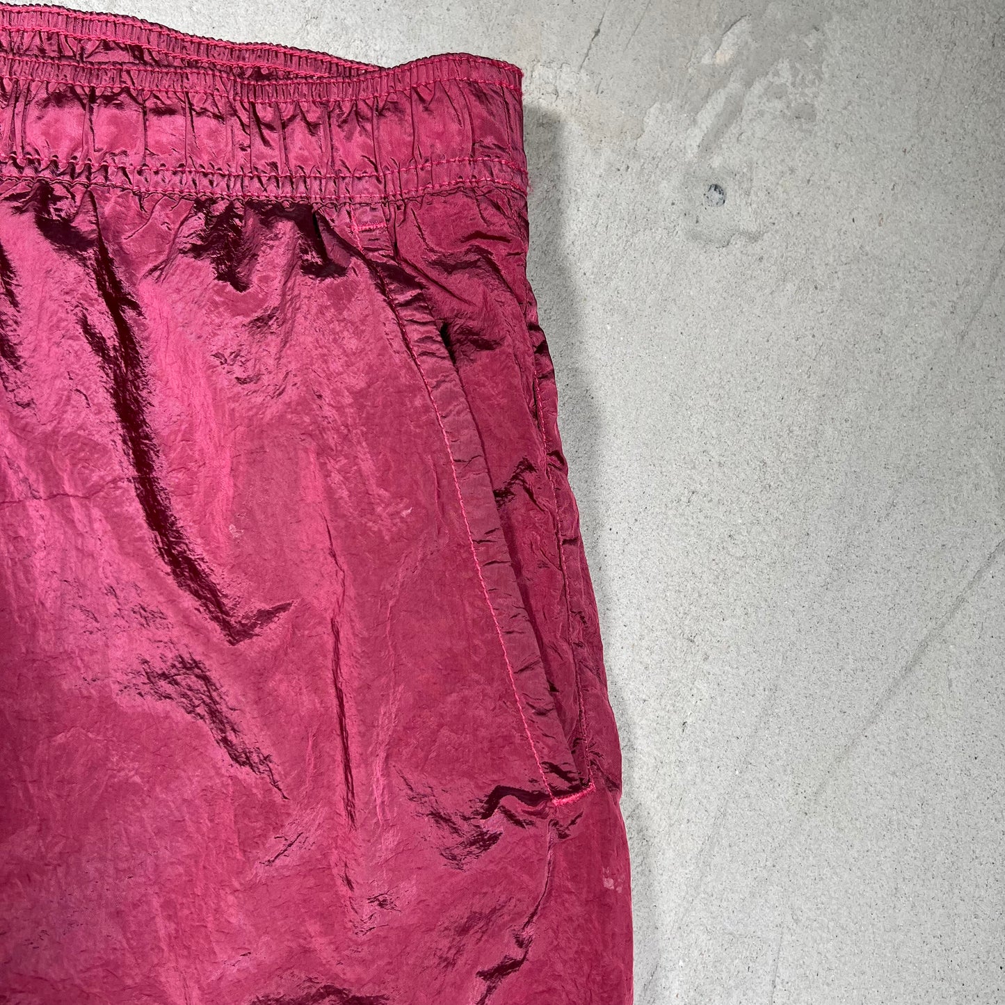 Stone Island Maroon Nylon Water Shorts Size XXL USED x17982